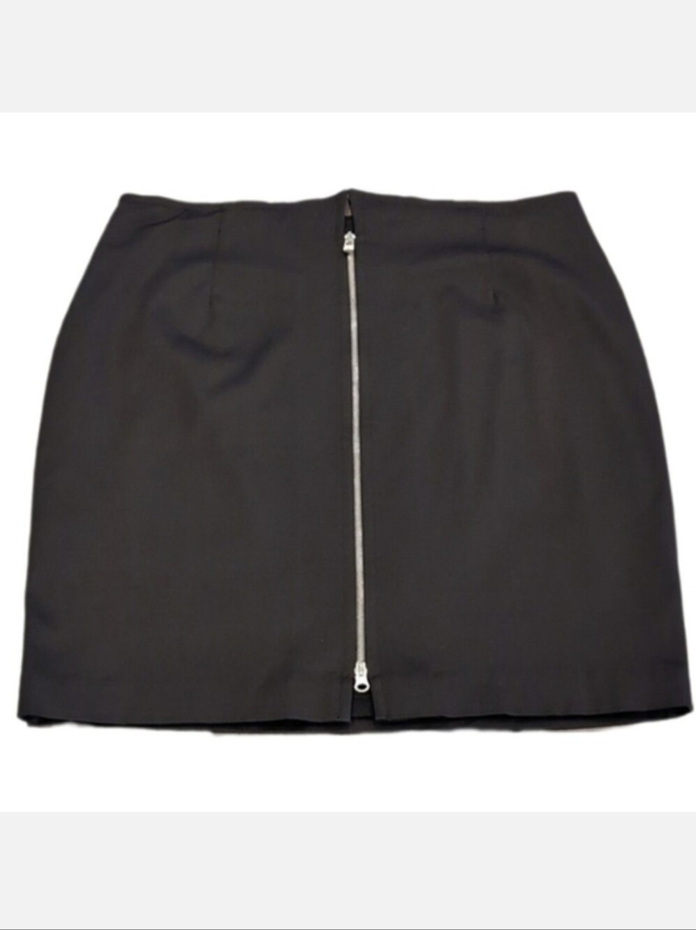 Velika Designs Zip Front Pencil Skirt Plus Size 18 Boutique Made In Canada Black